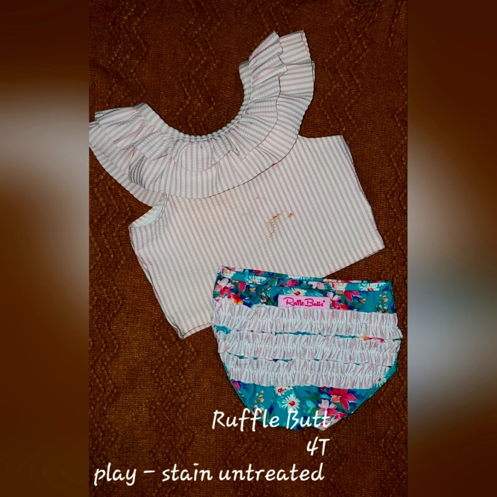 Ruffle Butts 4T swim